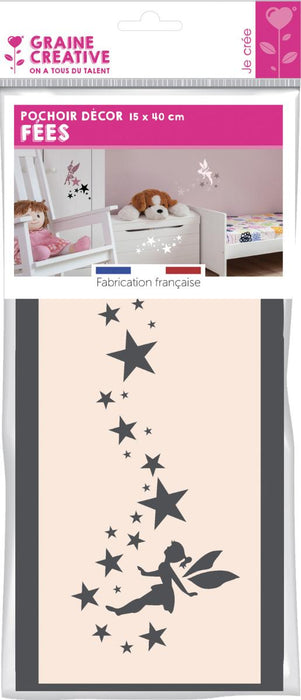 DECORATIVE TEMPLATE 15/40CM FAIRY