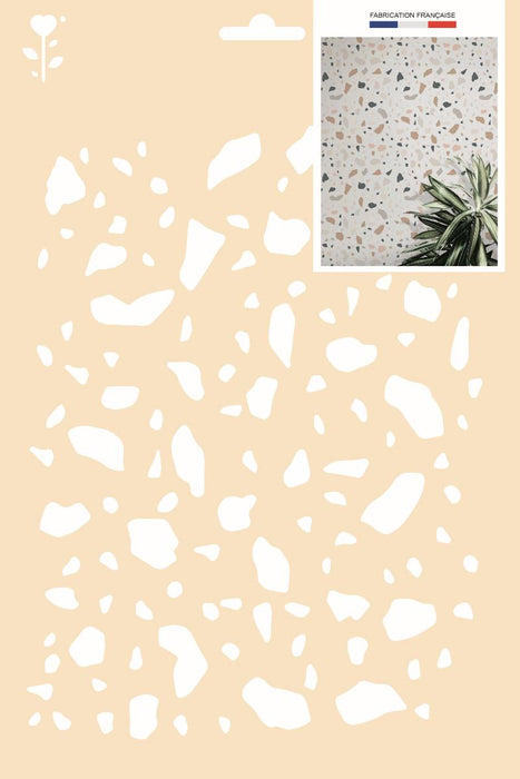 DECORATIVE TEMPLATE A4 TERRAZZO