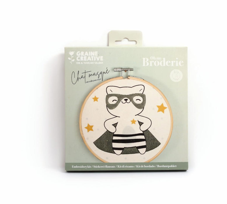 EMBROIDERY KIT Φ15CM CAT