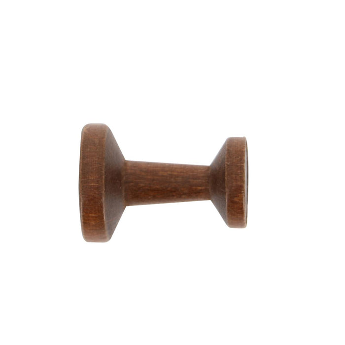 WOODEN HOLDER 52MM DARK WALNUT 2PCS