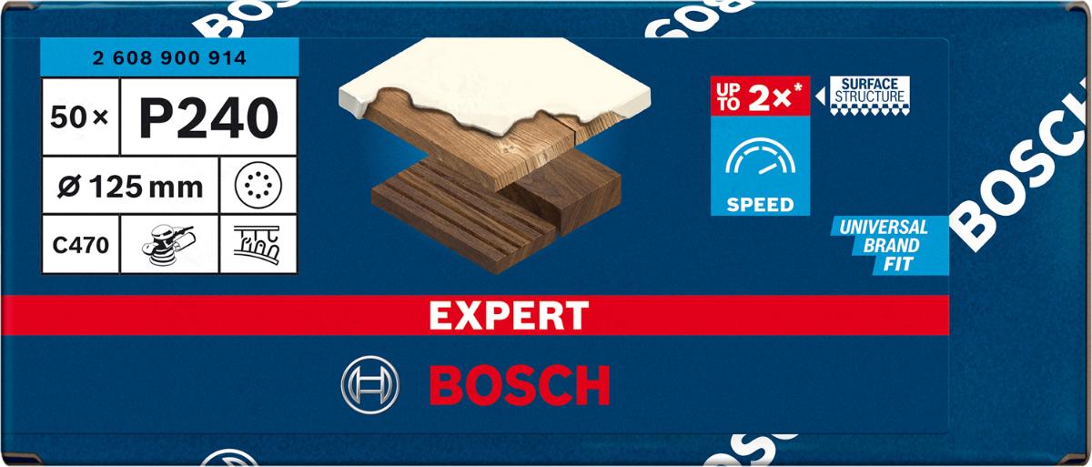 BOSCH SANDING PAPER P240 C470 EXPERT