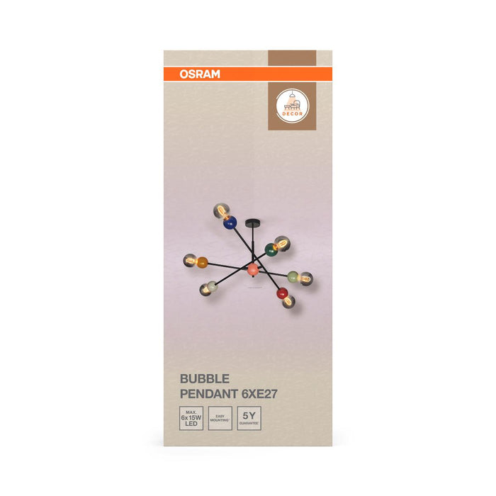 LED LAMP DECOR BUBBLE PENDANT 6XE27 LEDVANCE