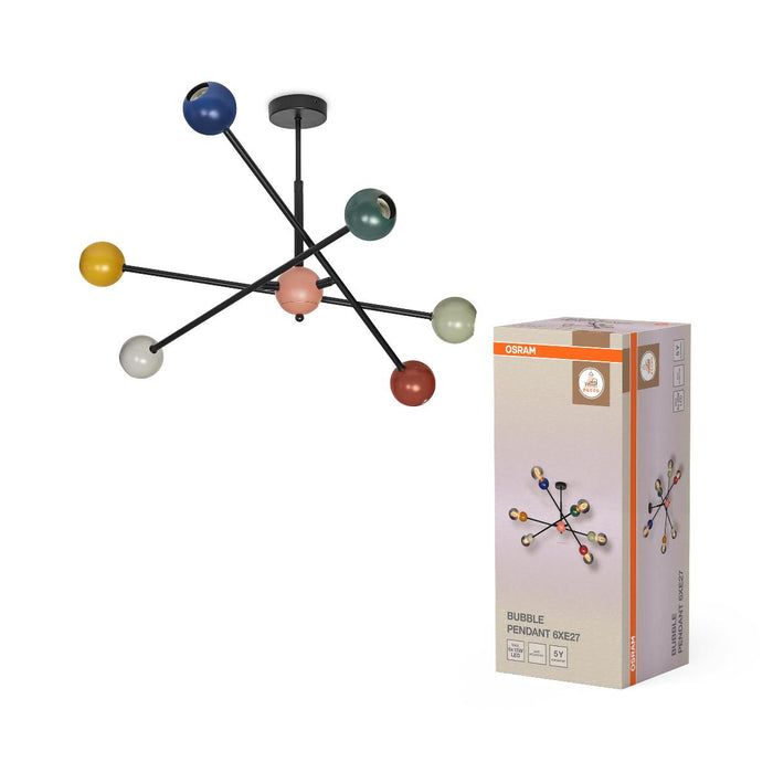 LED LAMP DECOR BUBBLE PENDANT 6XE27 LEDVANCE