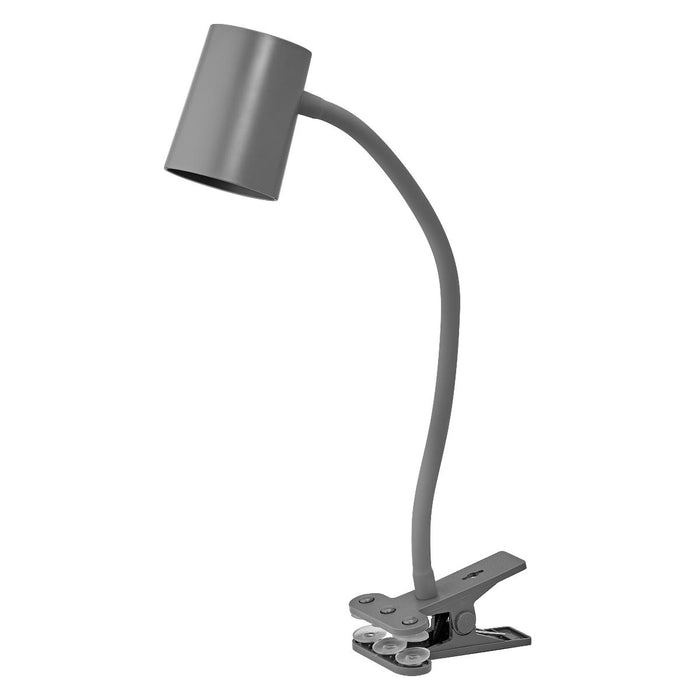 LAMP DESK TRAPEZIUM CLIP GU10 GRAY