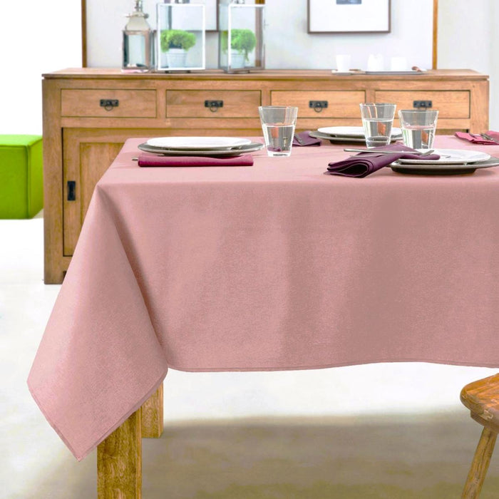 COVER TEXTURE LINEN ASH ROSES 140X100
