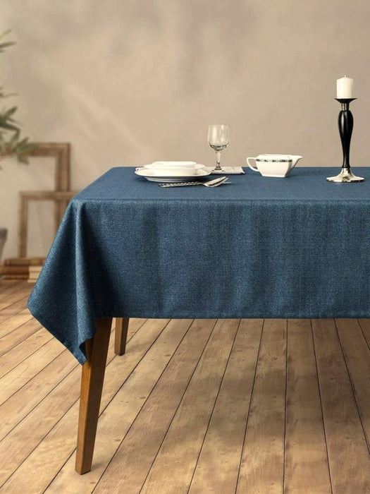 BLANKET TEXTURED LINEN INDIGO 140X100CM