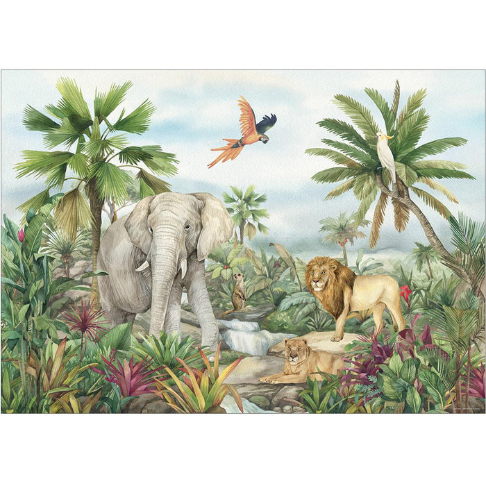 PHOTO WALLPAPER PREMIUM 155X110 CM JUNGLE