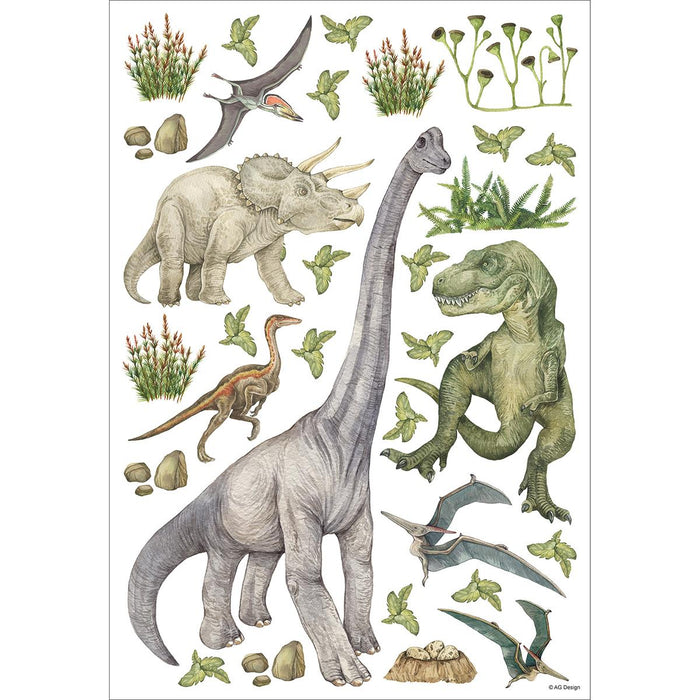 CHILDREN'S STICKER 42.5X65 CM DINOSAURS