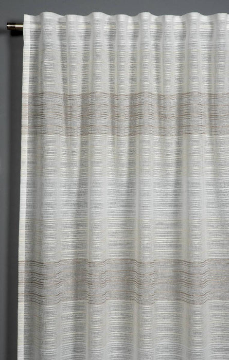 STRIPED CURTAIN 140X175 CM BEIGE