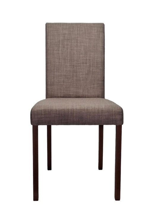 DINING CHAIR AMALFI WALNUT/BEIGE LEGS