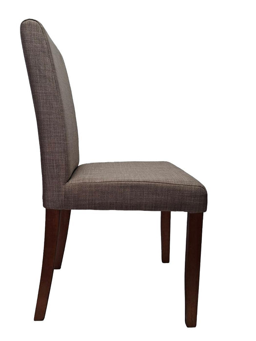 DINING CHAIR AMALFI WALNUT/BEIGE LEGS