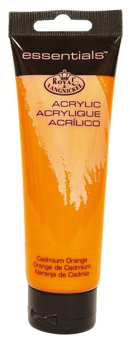 ACRYLIC PAINT 120ML ESSENTIALS ORANGE
