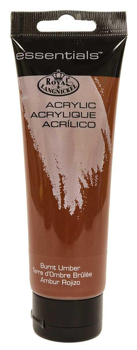 ACRYLIC PAINT 120ML ESSENTIALS BROWN