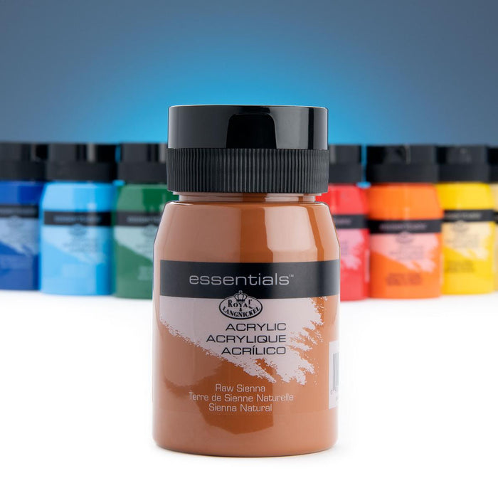 ACRYLIC PAINT 500ML ESSENTIAL SIENA