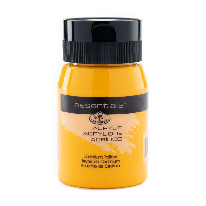 ACRYLIC PAINT 500ML ESSENTIAL YELLOW