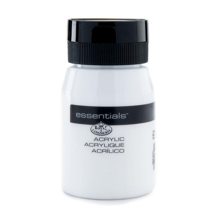 ACRYLIC PAINT 500ML ESSENTIAL WHITE TITANIUM