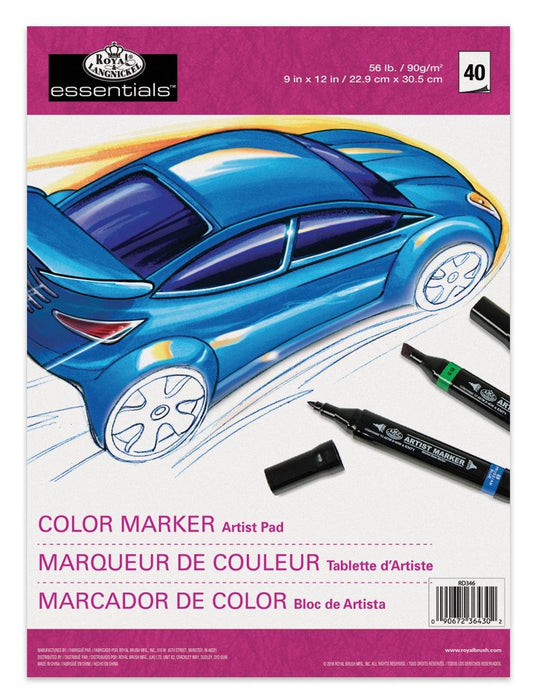 SKETCHBOOK FOR DRAWING WITH MARKERS 40 SHEETS