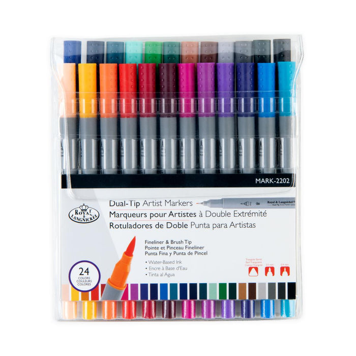 ARTIST MARKERS 24PCS DUAL TIP