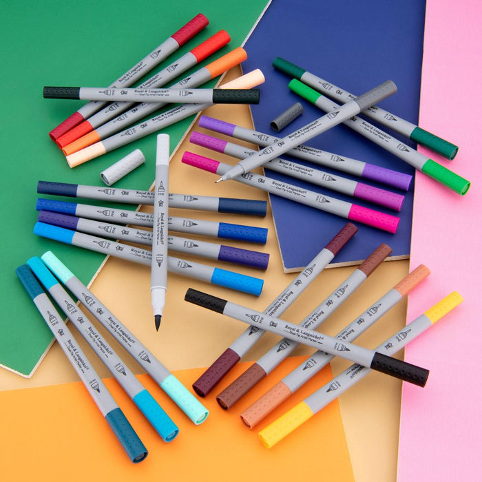 ARTIST MARKERS 24PCS DUAL TIP