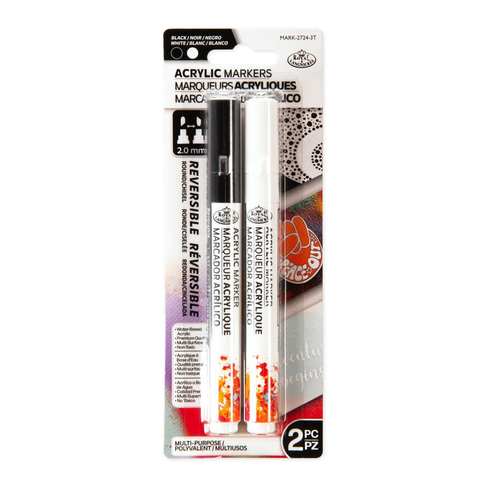 ARTIST MARKERS 2PCS. REPLACEABLE TIP