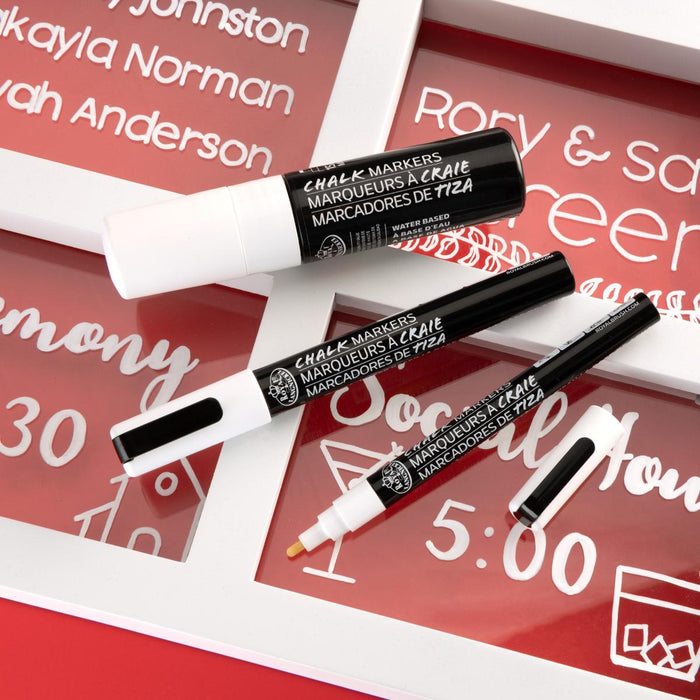ARTIST CHALK MARKER 3PCS WHITE