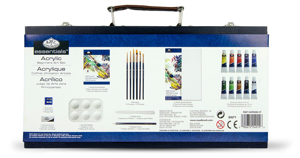 ACRYLIC PAINT KIT FOR BEGINNERS