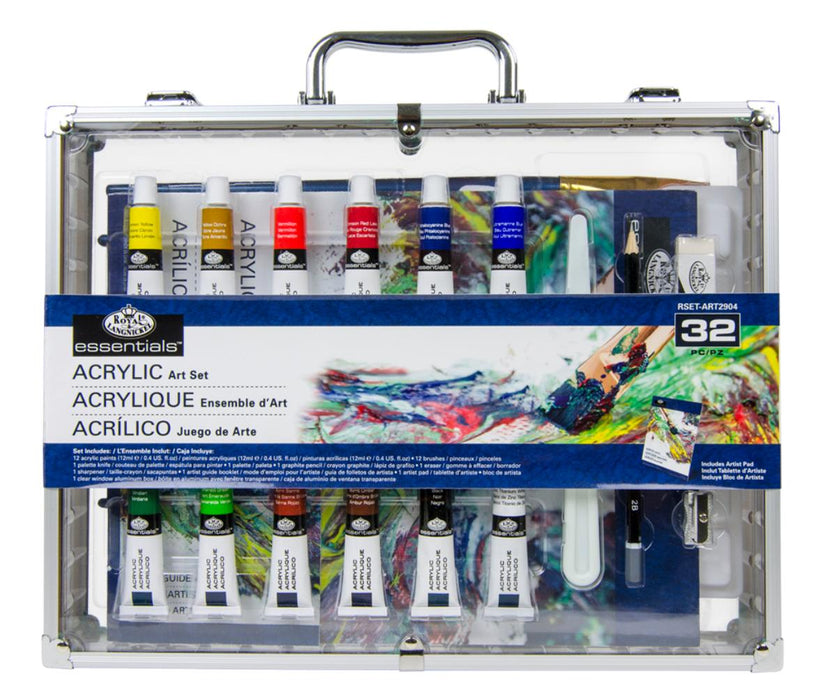 ACRYLIC PAINTING KIT 32 PIECES