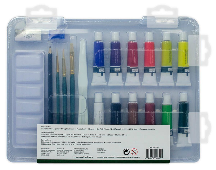 ART OIL PAINTING KIT 21 PIECES