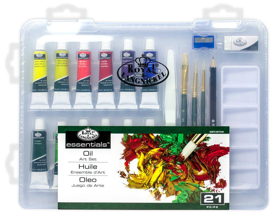 ART OIL PAINTING KIT 21 PIECES