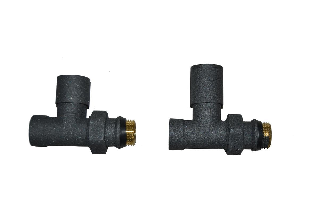 RADIATOR SET LUX DUO BLACK STRAIGHT 1/2''