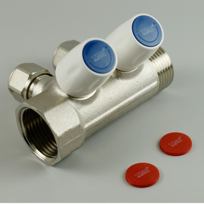 STAMPED MANIFOLD WITH VALVES 1''HF16X 2
