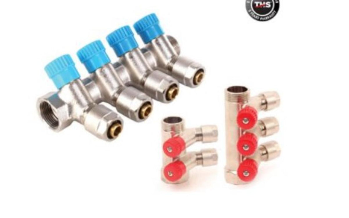 STAMPED MANIFOLD WITH VALVES 1''HF16X 4