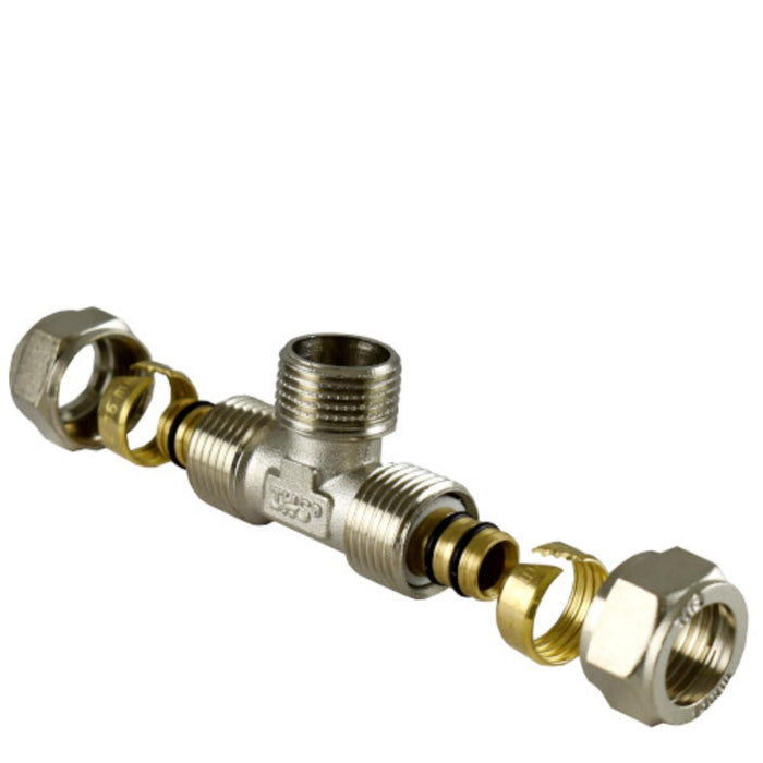 ADAPTER FOR RADIATOR TRIPLE Ф16Х1/2МХФ16 JOZI