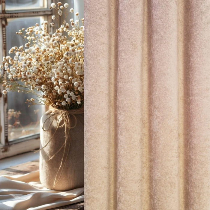 CURTAIN DENSE 145X270CM GOLD 5046