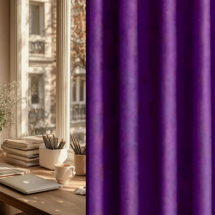 CURTAIN DENSE 145X270CM DIMOUT BEIGE MELANGE
