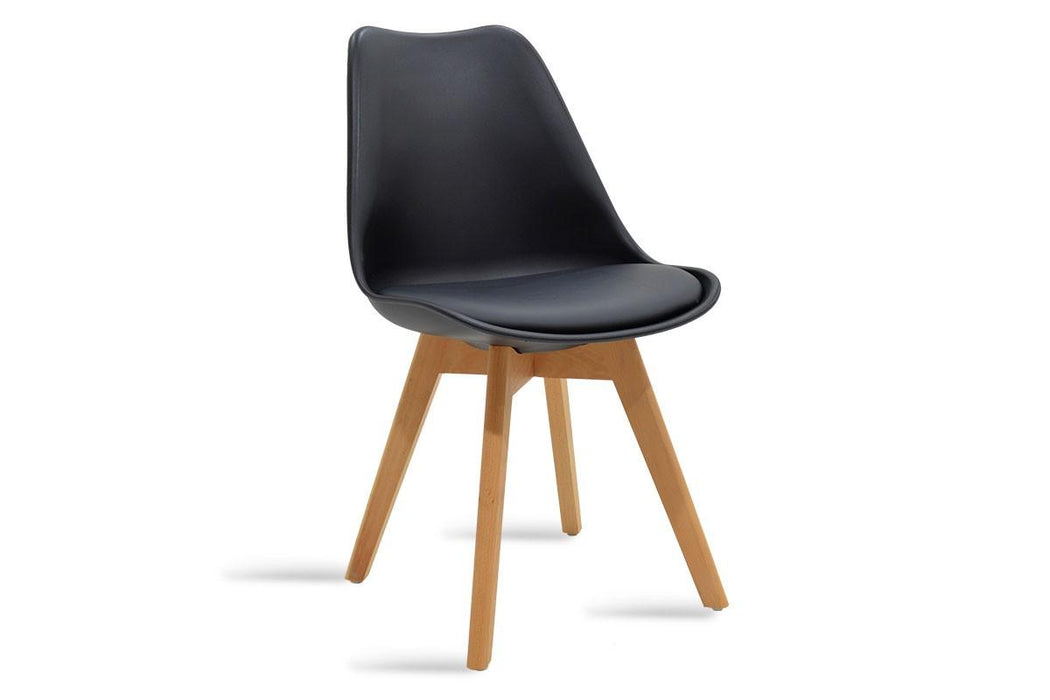DINING CHAIR BLACK ZOYA