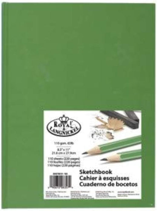 SKETCH BOOK A4 GREEN 110 SHEETS