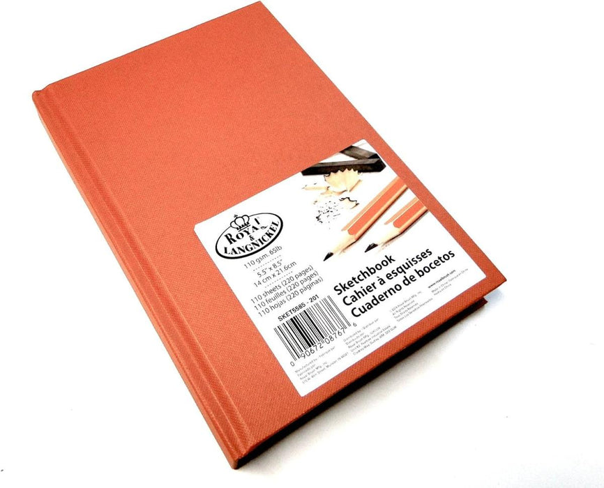 SKETCHBOOK A5 ORANGE 110 SHEETS