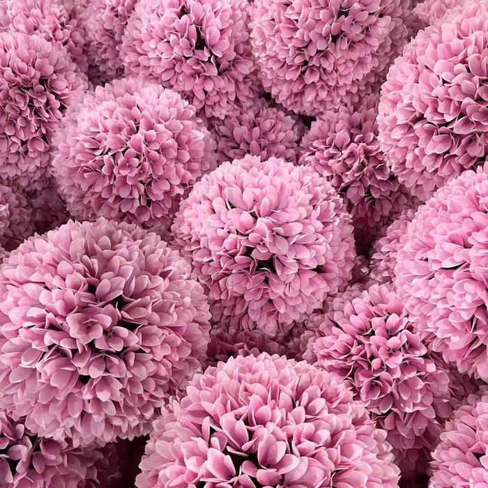 DECORATIVE BALL 27CM ROSSIMA PINK HYDRANGEA