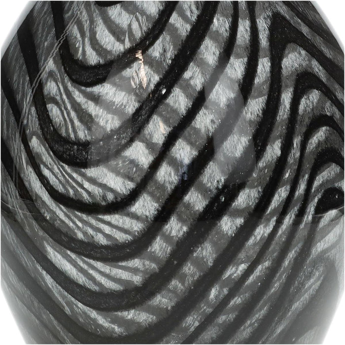 VASE BLACK 33X14X14CM