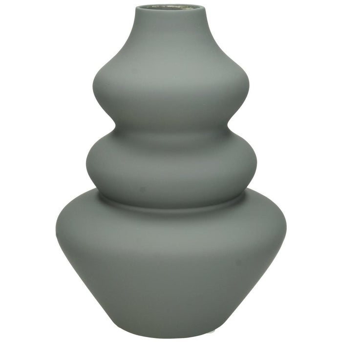 VASE GREY 22X15X15CM