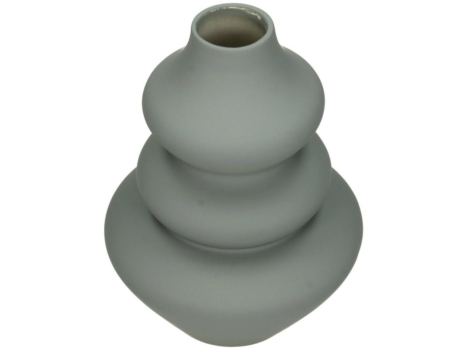 VASE GREY 22X15X15CM