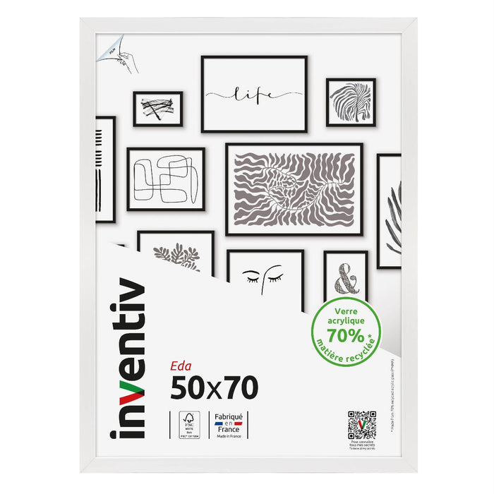 FRAME 50X70 CM EDA WHITE