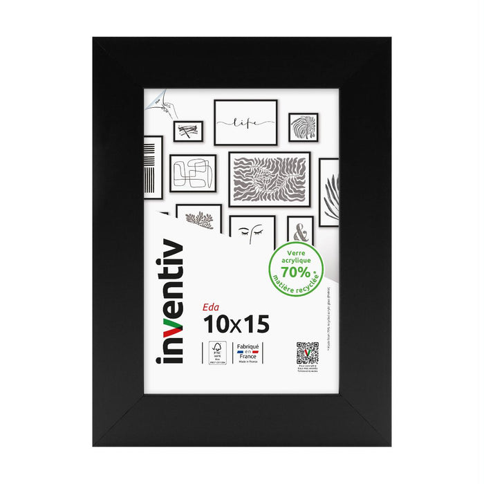 FRAME 10X15 CM EDA BLACK