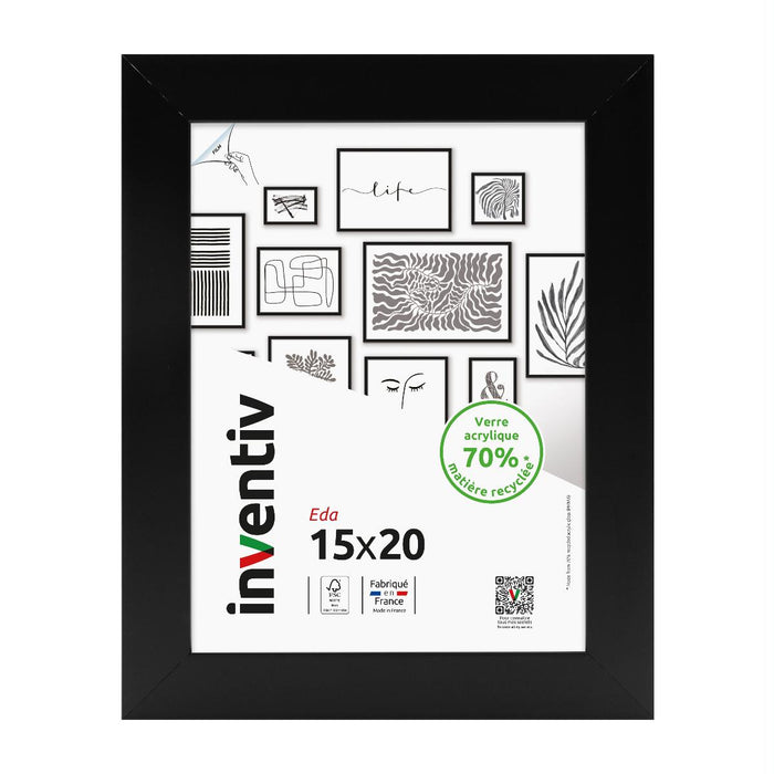 FRAME 15X20 CM EDA BLACK