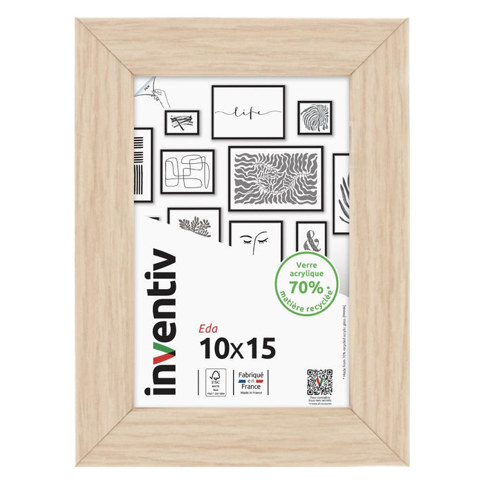 FRAME 10X15 CM EDA NATURAL