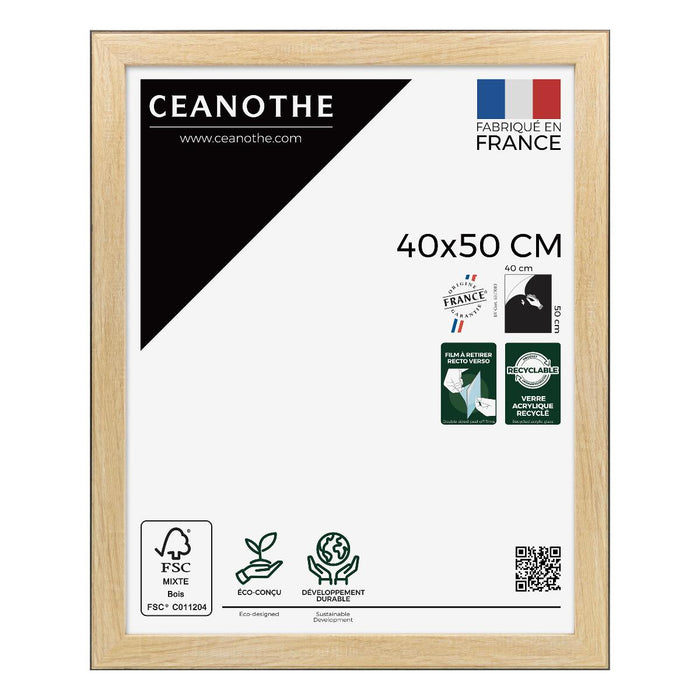 FRAME 40X50 CM NEWTON WOOD BLACK
