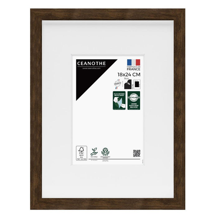 FRAME 18X24 CM HOLE 10X15 WILD EBONY
