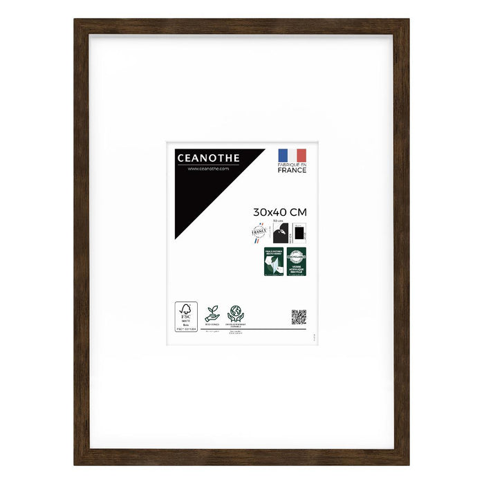 FRAME 30X40 CM HOLE 15X20 WILD EBONY