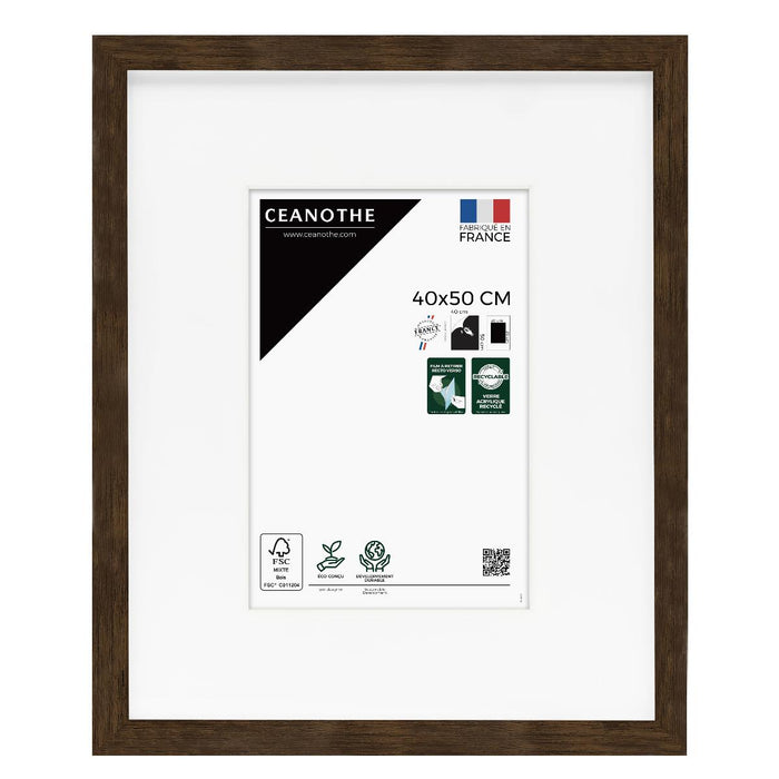 FRAME 40X50 CM HOLE 20X30 WILD EBONY